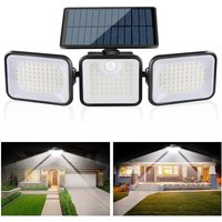 Solarbetriebene Außenleuchte mit Bewegungsmelder, 3 Leuchtenköpfe, 180 LEDs, IP65 wasserdicht, 3 Modi, Solar-LED-Gartenstrahler Solarbetriebene Außenleuchte mit Bewegungsmelder, 3 Leuchtenköpfe, 180 LEDs, IP65 wasserdicht, 3 Modi, Solar-LED-Gartenstrahler von LUCKY-88