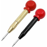 Stück 13 cm automatischer Körner aus Stahl, automatischer Schlagkörner, verstellbar, mit Kappe, Präzisionskörner für Metall und Holz – Gold/Schwarz, Stück 13 cm automatischer Körner aus Stahl, automatischer Schlagkörner, verstellbar, mit Kappe, Präzisionskörner für Metall und Holz – Gold/Schwarz, von LUCKY-88