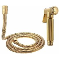 Tragbarer, wandmontierter Bidet-WC-Sprühkopf mit Handbrause, Gold von LUCKY-88