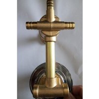 Wandmontierte 2/3/4/5-Wege-Duscharmatur aus Messing mit Schraub- oder Rohranschluss, Duschkabinen-Mischbatterie aus Kupfer, 3-Wege-Rohranschluss, 9 cm von LUCKY-88