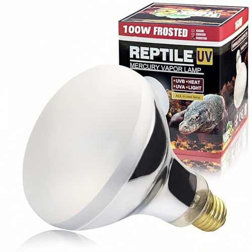 LUCKY HERP UVA UVB Wärmelampe Terrarium, E27 Reptilien UVB Lampe Terrarium 100W, D3 UV Basking Spot Lampe für Schildkröte, Bartagame, Eidechse, Gecko LUCKY HERP UVA UVB Wärmelampe Terrarium, E27 Reptilien UVB Lampe Terrarium 100W, D3 UV Basking Spot Lampe für Schildkröte, Bartagame, Eidechse, Gecko von LUCKY HERP