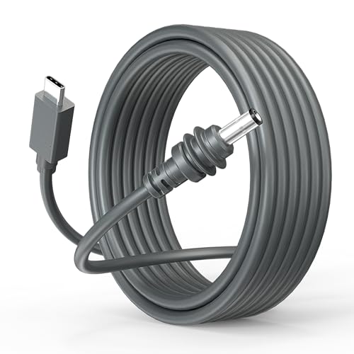 LUCMO Starlink Mini USB C zu DC Stromkabel 3M, USB C Kabel 12V-24V für 65W-140W Power Bank, kleines und tragbares Starlink Mini Kabel Kit, Grey LUCMO Starlink Mini USB C zu DC Stromkabel 3M, USB C Kabel 12V-24V für 65W-140W Power Bank, kleines und tragbares Starlink Mini Kabel Kit, Grey von LUCMO