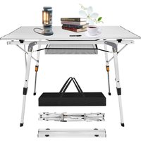 3FT Gartenklappbarer Picknicktisch, Indoor Klapptisch für den Außenbereich mit verstellbaren Tischbeinen, Camping Klapptisch aus Aluminium für Grill, 3FT Gartenklappbarer Picknicktisch, Indoor Klapptisch für den Außenbereich mit verstellbaren Tischbeinen, Camping Klapptisch aus Aluminium für Grill, von LUCN