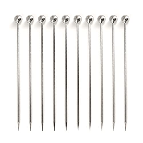 LUDAKE 10 Stück Cocktail Pick Edelstahl Cocktail Pick Wiederverwendbare Zahnstocher Obst Zahnstocher für Vorspeisen Sandwich LUDAKE 10 Stück Cocktail Pick Edelstahl Cocktail Pick Wiederverwendbare Zahnstocher Obst Zahnstocher für Vorspeisen Sandwich von LUDAKE