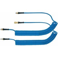 Ludecke - Lüdecke Spiralschlauch pu blau, Kupplung u Stecker NW7,2 8x5 mm 6 m von LUDECKE