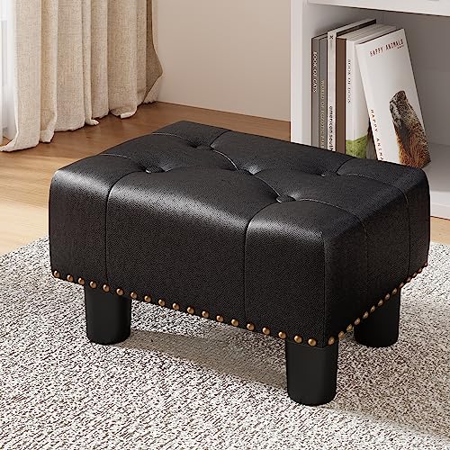 LUE BONA Fußhocker,Moderner Fußbank Fußbank für Wohnzimmer Sitzhocker,Ottomane mit Rutschfesten Plastikbeinen,für Sofa, Schreibtisch, Büro, Wohnzimmer,Schwarzes PU-Leder Kupfer LUE BONA Fußhocker,Moderner Fußbank Fußbank für Wohnzimmer Sitzhocker,Ottomane mit Rutschfesten Plastikbeinen,für Sofa, Schreibtisch, Büro, Wohnzimmer,Schwarzes PU-Leder Kupfer von LUE BONA