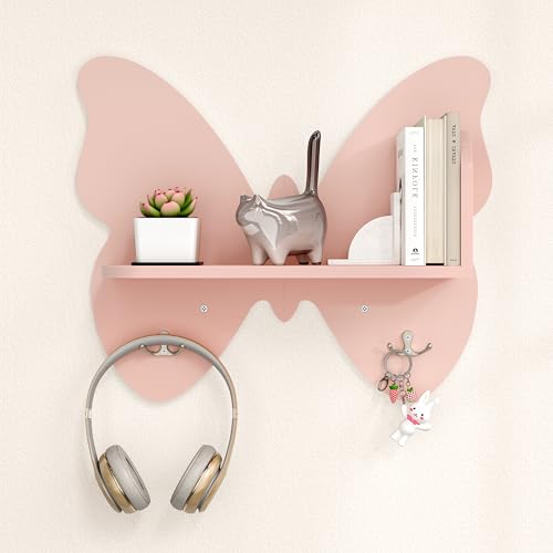 LUE BONA Wandregalen,Regal zur Präsentation,Regal Wand Wandregal Holz,Regalbrett,für Arbeitszimmer,Wohnzimmer,Badezimmer,Schlafzimmer,Pink LUE BONA Wandregalen,Regal zur Präsentation,Regal Wand Wandregal Holz,Regalbrett,für Arbeitszimmer,Wohnzimmer,Badezimmer,Schlafzimmer,Pink von LUE BONA