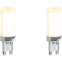 2er Set G9 3-Stufen dimmbarer LED-Lampen Opal 4,5W 500lm 2700K 2er Set G9 3-Stufen dimmbarer LED-Lampen Opal 4,5W 500lm 2700K von LUEDD