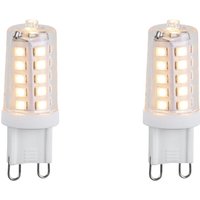 2er Set G9 dimmbare LED-Lampen 3,2W 250lm 2200K von LUEDD