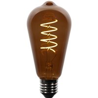 5er-Set E27 Dimmbare LED-Glühbirnen ST64 Braun 4W 100 lm 1800K von LUEDD