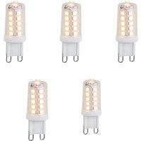5er Set G9 3-Stufen dimmbarer LED-Lampen 3W 250lm 2700K von LUEDD