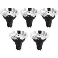 Luedd - 5er-Set GU10 3-Stufen-Dimmbare LED-Lampe 70mm 6,5W 600LM 4000K von LUEDD