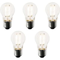 5er-Set Smart E27 LED-Glühbirnen P45 4,5W 470 lm 1800-4000K von LUEDD