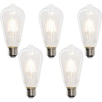Luedd - 5er-Set Smart E27 LED-Glühbirnen ST64 4,5W 470 lm 1800-4000K von LUEDD
