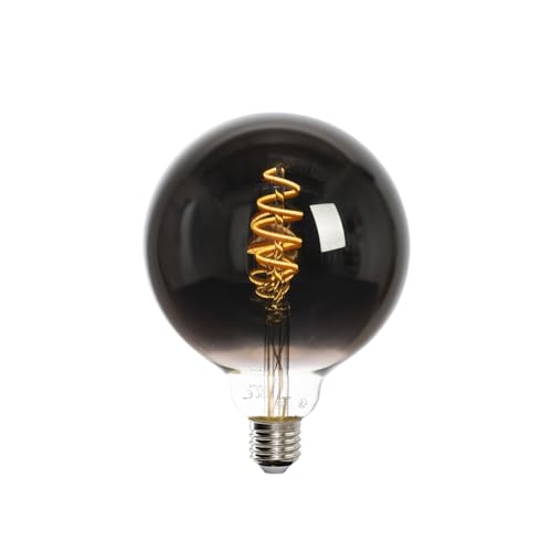 LUEDD Smart E27 dimmbar in Kelvin LED-Lampe G125 schwarz 4W 60 lm 1800-3000K von LUEDD