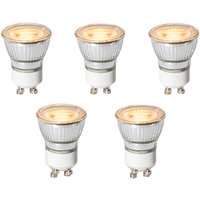 Luedd - 5er-Set GU10 3-Stufen-Dimmbare LED-Lampen 35mm 4W 200 lm 2200K von LUEDD