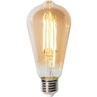 Luedd - E27 3-Stufen-Dimmbare LED-Glühbirne ST64 Gold 6W 700 lm 2700K von LUEDD