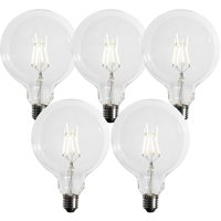 Set mit 5 E27 3-Stufen dimmbare led Spiral Filament G125 4W 450lm 3000K Set mit 5 E27 3-Stufen dimmbare led Spiral Filament G125 4W 450lm 3000K von LUEDD