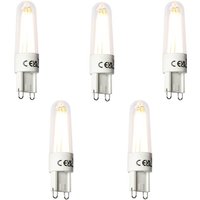 Set mit 5 G9 LED-Glühlampe 2,5 w 240 lm 2300 k von LUEDD