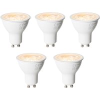 Luedd - 5er-Set GU10 3-Stufen-Dimmbare LED-Lampen 6W 430 lm 2000 - 6000K von LUEDD