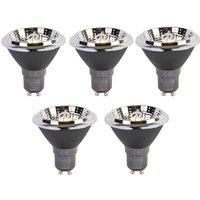 Luedd - Set mit 5 GU10 3-Stufen-Dimm-zu-Warm-LED-Lampen AR70 6W 320lm 2000-3000K von LUEDD
