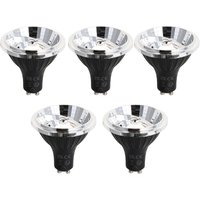 Luedd - Set mit 5 GU10 Dimmbare LED-Lampe 70mm 6,5W 600LM 3000K von LUEDD