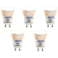 Set mit 5 GU10 LED-Glühbirnen 35mm 3.5W 180 lm 2700K von LUEDD