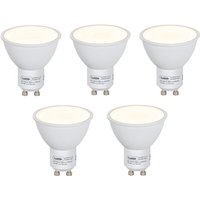 Luedd - Set mit 5 GU10 LED-Glühbirnen mit Dämmerungssensor 5W 380lm 3000K von LUEDD