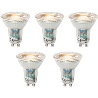 Set mit 5 GU10 dimbare led lamp 3W 200 lm 2200 - 6500K von LUEDD