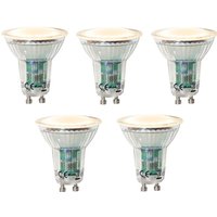 Luedd - Set mit 5 GU10 dimbare led lamp lux sensor 3W 200 lm 2200K von LUEDD