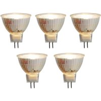 Luedd - Set mit 5 GU5.3 LED-Leuchtmitteln MR16 5W 420lm 2700K 12V von LUEDD