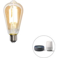Luedd - Smart E27 dimmbar in Kelvin LED-Lampe ST64 Goldline 7W 700 lm 1800-4000K Luedd - Smart E27 dimmbar in Kelvin LED-Lampe ST64 Goldline 7W 700 lm 1800-4000K von LUEDD