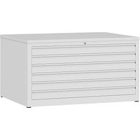 LÜLLMANN Planschrank signalweiß 6 Schubladen 113,5 x 83,5 x 60,5 cm von LÜLLMANN