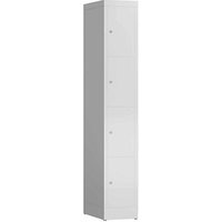 ClassiX Schließfachschrank lichtgrau X-520410, 4 Schließfächer 31,0 x 50,0 x 180,0 cm von ClassiX