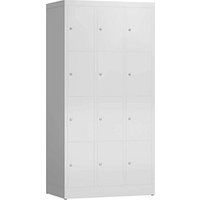 ClassiX Schließfachschrank lichtgrau X-520430, 12 Schließfächer 87,0 x 50,0 x 180,0 cm von ClassiX