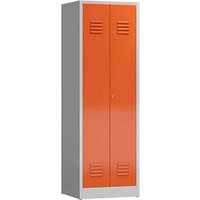 ClassiX Spind feuerrot, lichtgrau X-510714, 1 Schließfach 59,0 x 50,0 x 180,0 cm ClassiX Spind feuerrot, lichtgrau X-510714, 1 Schließfach 59,0 x 50,0 x 180,0 cm von ClassiX