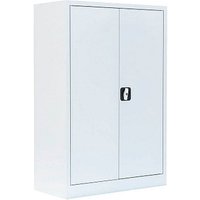 LÜLLMANN Stahlschrank 530327 signalweiß 92,5 x 42,2 x 120,0 cm, aufgebaut von LÜLLMANN