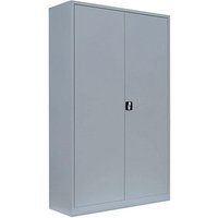 LÜLLMANN Stahlschrank 530380 lichtgrau 120,0 x 60,0 x 195,0 cm, aufgebaut von LÜLLMANN