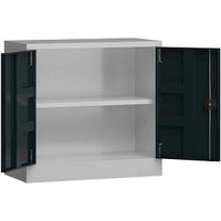 ClassiX Stahlschrank X-530308 anthrazit, lichtgrau 80,0 x 38,0 x 75,0 cm, aufgebaut von ClassiX