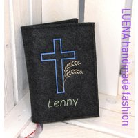 Filzhülle Gotteslob Gotteslobhülle Kreuz Mit Ähren Filzhülle Gotteslob Gotteslobhülle Kreuz Mit Ähren von LUENAhandmadefashion