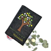 Filzhülle Hülle Gotteslob Gotteslobhülle Baum von LUENAhandmadefashion