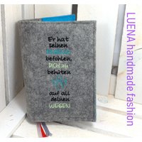Gotteslob Hülle, Gotteslobhülle, Umschlag, Kommunion, Gotteslobhülle Filz, Er Hat Seinen Engeln Gotteslob Hülle, Gotteslobhülle, Umschlag, Kommunion, Gotteslobhülle Filz, Er Hat Seinen Engeln von LUENAhandmadefashion