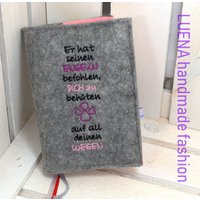 Gotteslob Hülle, Gotteslobhülle, Umschlag, Kommunion, Gotteslobhülle Filz, Er Hat Seinen Engeln Gotteslob Hülle, Gotteslobhülle, Umschlag, Kommunion, Gotteslobhülle Filz, Er Hat Seinen Engeln von LUENAhandmadefashion