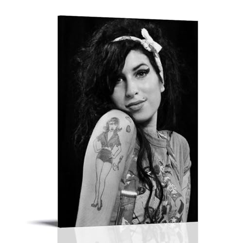 Amy Winehouse Poster Dekorative Malerei Leinwand Wandkunst Wohnzimmer Poster Schlafzimmer Malerei,Wandkunst Bilddruck Moderne Familienzimmer Dekor 08x12inch(20x30cm) von LUENYUDE