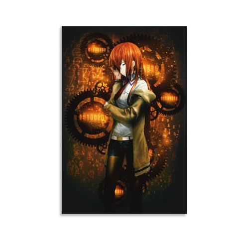 Anime Steins Gate Tv Series Poster Dekorative Malerei Leinwand Wandkunst Wohnzimmer Poster Schlafzimmer Malerei,Wandkunst Bilddruck Moderne Familienzimmer Dekor 12x18inch(30x45cm) von LUENYUDE