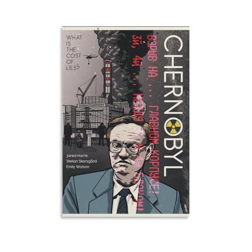 Chernobyl Movie Poster Dekorative Malerei Leinwand Wandkunst Wohnzimmer Poster Schlafzimmer Malerei,Wandkunst Bilddruck Moderne Familienzimmer Dekor 16x24inch(40x60cm) von LUENYUDE