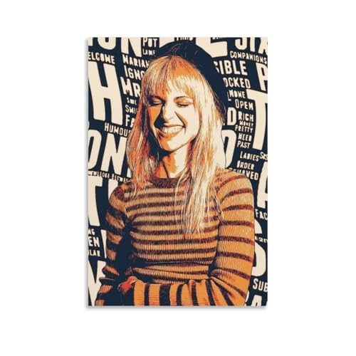 Hayley Williams Poster Dekorative Malerei Leinwand Wandkunst Wohnzimmer Poster Schlafzimmer Malerei,Wandkunst Bilddruck Moderne Familienzimmer Dekor 20x30inch(50x75cm) von LUENYUDE