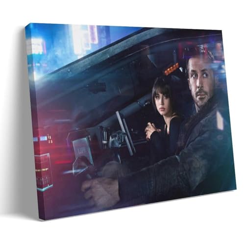 Lade Runner 2049 Ryan Gosling Ana De Armas Poster Dekorative Malerei Leinwand Wandkunst Wohnzimmer Poster Schlafzimmer Malerei,Wandkunst Bilddruck Moderne Familienzimmer Dekor 20x30inch(50x75cm) von LUENYUDE