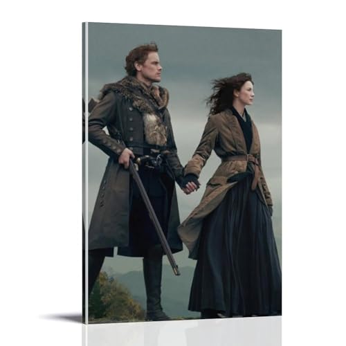 Outlander Poster Dekorative Malerei Leinwand Wandkunst Wohnzimmer Poster Schlafzimmer Malerei,Wandkunst Bilddruck Moderne Familienzimmer Dekor 24x36inch(60x90cm) von LUENYUDE