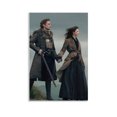 Outlander Poster Dekorative Malerei Leinwand Wandkunst Wohnzimmer Poster Schlafzimmer Malerei,Wandkunst Bilddruck Moderne Familienzimmer Dekor 24x36inch(60x90cm) von LUENYUDE